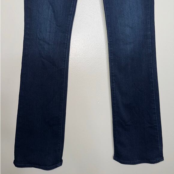 Paige Manhattan Bootcut Jeans High Rise Dark Wash Denim Size 29 - Picture 6 of 8